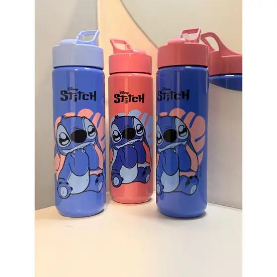 Garrafinha Infantil Tema Alien Azul 700ml - Infantil, Escolar, Lancheira, Passeio e Presente