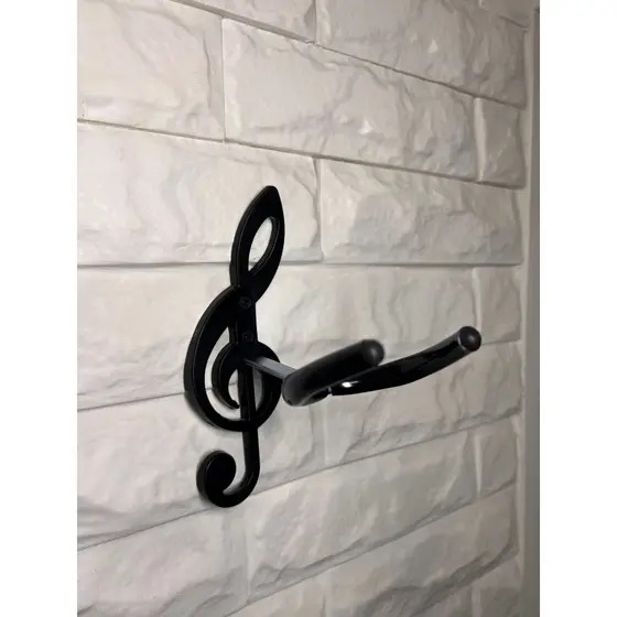 Suportes De Violão Parede Guitarra Baixo Cavaquinho Viola Ukulele com Clave de sol