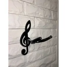 Suportes De Violão Parede Guitarra Baixo Cavaquinho Viola Ukulele com Clave de sol