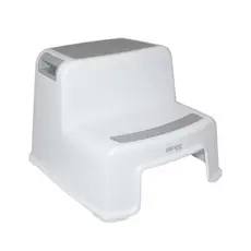 Banquinho Degrau Infantil Banheiro Escadinha Cinza Clingo