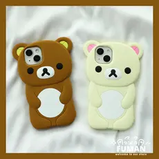 Para iPhone 17 16 15 14 Plus 13 12 11 Pro Max SE3 SE2 SE1 8 7 6 6S 5 5S 4 4S 2022 2020 2016 + Capa De Telefone Rilakkuma