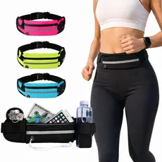 Pochete Corrida Celular Esportiva Sem Volume Compacta Leve Impermeável Porta Celular Porta Garrafa Academia