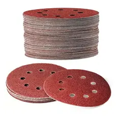Kit 50 Discos De Lixa 6 Pol 150mm Com Furo Com Velcro