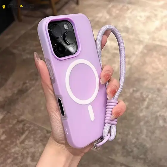 Compatível Para Redmi Note 15 Pro Plus 14 14S 13 12 12S 4G 5G Capa De Telefone 2 Em 1 Magnética Com Alça De Cordão Color