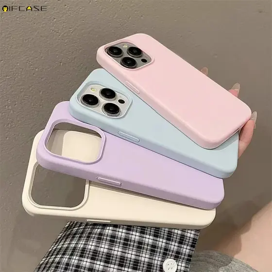 Compatível Para Redmi Note 15 14 13 12 Turbo 12R 12T Pro Plus RedmiNote15 RedmiNote14 Capa De Telefone Cor Sólida Simple