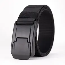 Cinto tático durável para homens e mulheres, fivela automática, perfeito para aventuras ao ar livre, acessórios unissex