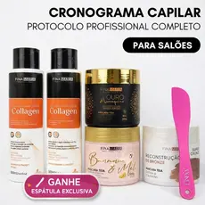 KIT CRONOGRAMA CAPILAR PROFISSIONAL - 5 PRODUTOS DE 500G - FINA MARIA