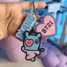 Chaveiro – KPOP Fofo Idol Coreano Kawaii Kpopper Colecionável Acessório Mochila Chaves Charm BTS BT21 Mang JHope Hoseok