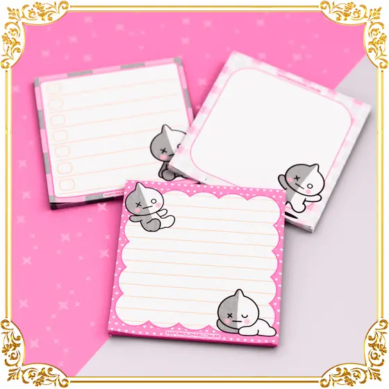 Blocos de Anotações Van (Coleção Baby21) – BTS Army Fandom Coreano BT21 Papelaria Fofa KPOP Kawaii