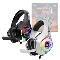 Headset Gamer Profissional Com Microfone Estéreo Led Rgb T&Z GS410