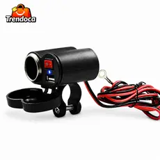 Carregador Veicular USB Turbo 12V Para Moto e Carro - Portabilidade e Proteção