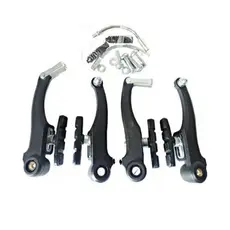 Freio V-Brake de Aço Revestido em Nylon com Sapata Orbital – Potência e Controle para sua Bike!