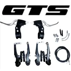 KIT DE FREIO P/ BIKE ALUMINIO V-BRAKE COMPLETO - Freio de Bicicleta