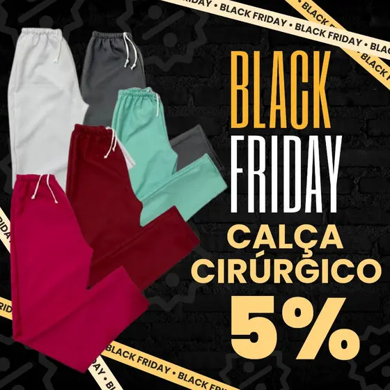 Calça de Pijama Cirúrgico Scrub Oxford