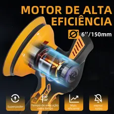 Polidor Elétrico 21V - Kit Completo c/ 2 Baterias e Carregador | Alta Performance