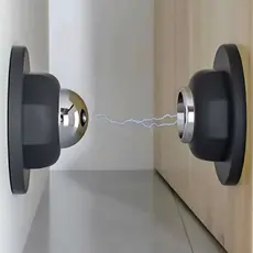 Prendedor Fixador Trava Porta inox Magnético Adesivo Inox
