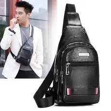 Mochila Bolsa de Peito Tiracolo Pochete Impermeável Bolsa Transversal Masculina/ana