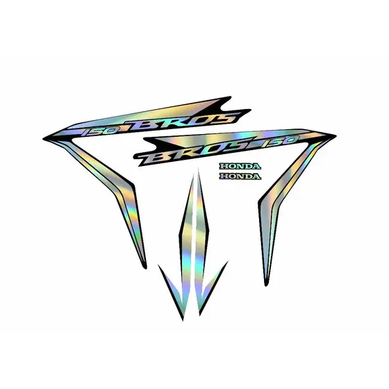 ADESIVO BROS 150 2014 HOLOGRAFICO COM COR