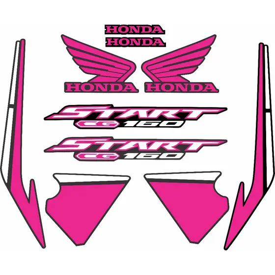 Adesivos Start 160 VERMELHA , PINK