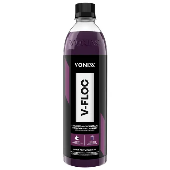 Shampoo Automotivo Concentrado V-floc 500ml Vonixx
