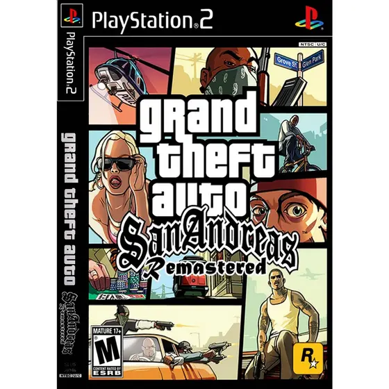 GTA San Andreas Remasterizado - Ps2