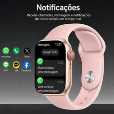 Conjunto De Presente Novo Smartwatch Relógio Inteligente 49mm/45mm Tela De Toque Completa Esportivo Relógios Masculinos