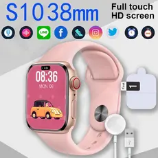 Relógio Inteligente S10 Ultra SmartWatch Série Calculadora Cardíaca Monitoramento De Freqüência Digital Para Android iOS