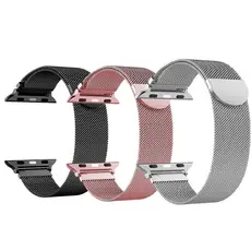 Pulseira De Aço Para Smartwatch Relógio Inteligente 38/42/45/49mm , Ajustável , Adequada W10/S10/W68/T800/T900