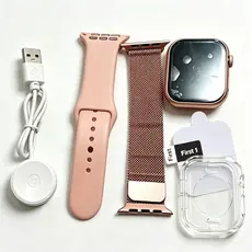 Kit 2 em 1 Moda Smartwatch Relógio Inteligente Super Feminino Masculino Esportivo Conjunto De Presente De Aniversário