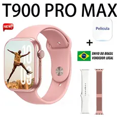 2026 Novo Estilo Relógio Inteligente T900 PRO MAX Série 10 Bluetooth Relógio Inteligente Monitoramento de Freqüência Car
