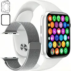 2026 Smart Watch S10 Pro 45mm Bluetooth Caller ID, com monitoramento de frequência cardíaca e calculadora KRJU