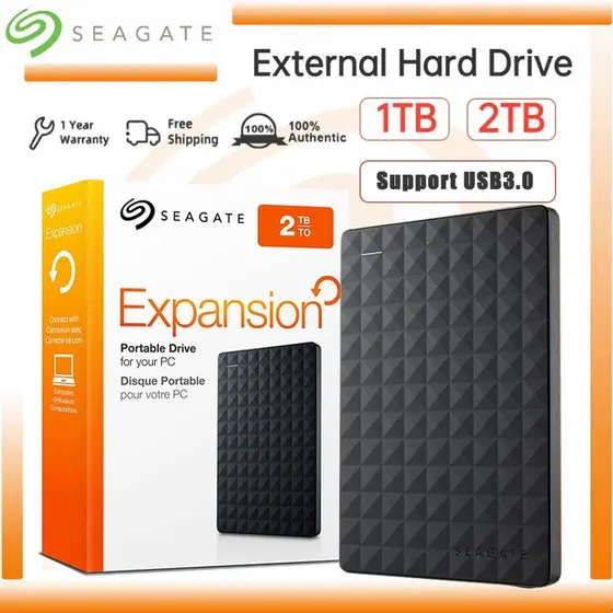 Seagate Expansion Hd Externo 1TB/2TB/4TB HD USB 3.0 Hard Drive for PC Laptop Desktop
