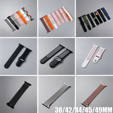 Pulseira de silicone para Smartwatch e iWatch 42mm 44mm 45mm 49mm–cinto de borracha resistente para relógio inteligente