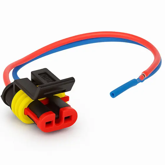 Conector 2 Vias Universal Automotivo Bico Injetor Bobina Ignição Sensor Farol Milha Lanterna 7731