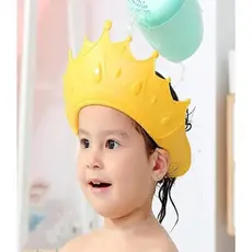 Touca De Banho De Bebe Protetora Olhos E Ouvidos Infantil