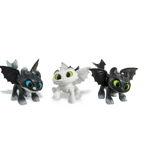 Kit Com 3 Dragões Como Treinar o Seu Dragão Brinquedos