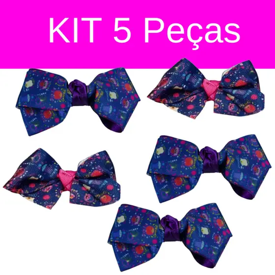 Kit peças Laço Trolls para Mulheres e meninas Pupee Brinquedos