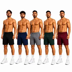Kit 5 Bermuda Masculina Short Calção Futebol Academia Praia Caminhada
