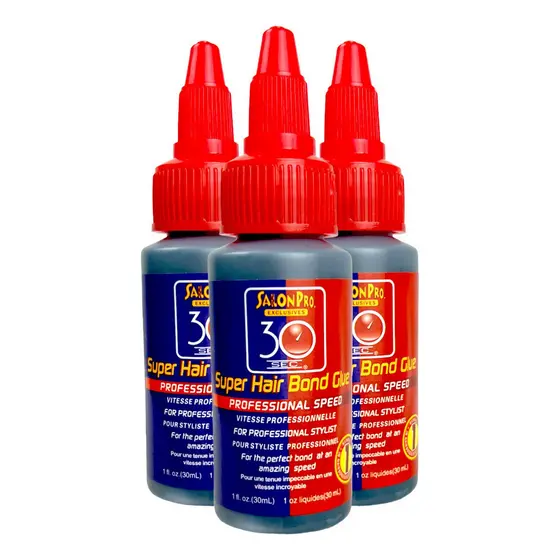 Atacado Kit C/12 Cola Profissional Cílios Cabelo Super Hair Bond Glue 30ml