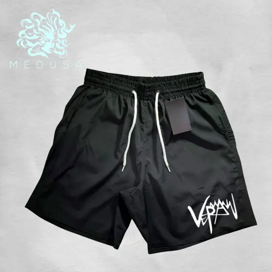 Short Bermuda Masculina Tactel Grosso Modelo Veraw, Ideal Para Treinos, Academia