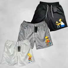 Kit 3 Bermudas Shorts Mauricinho Masculino BART & HOME 02 , Ideal Para Treino, Academia, Corrida
