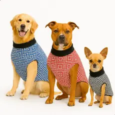 Roupa de Lã para Cachorro Pequeno e Médio Confortável Tricot Macio Cores Sortidas Ideal para Dias Frios