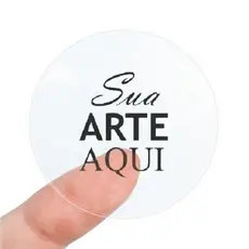 Etiquetas Adesivas Personalizadas Vinil Transparente | Adesivo Personalizado