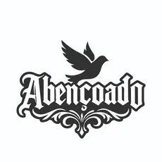 adesivo abençoado novo preto e branco para carro moto e caminhão 16 cm