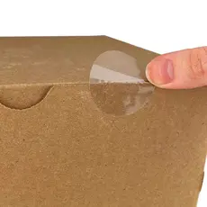 Etiqueta Adesiva / Selo Transparente para Presente, Sacolas, Sacos Plásticos, Caixinhas