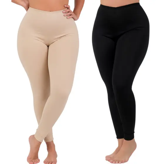 KIT Calça Anágua Anti Atrito Segunda Pele Proteção Feminina Usar Por Baixo Evita Transparência