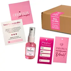 Kit Empreendedor para lojas de roupas Nº3 Cartões de agradecimento adesivos 1 cheirinho - 4 Itens - Diversas Cores