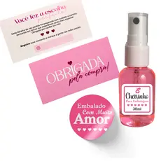 Kit Empreendedor Nº2 Completo Mini Cartões de agradecimento + adesivos + 1 cheirinho - 3 Itens - Diversas Cores