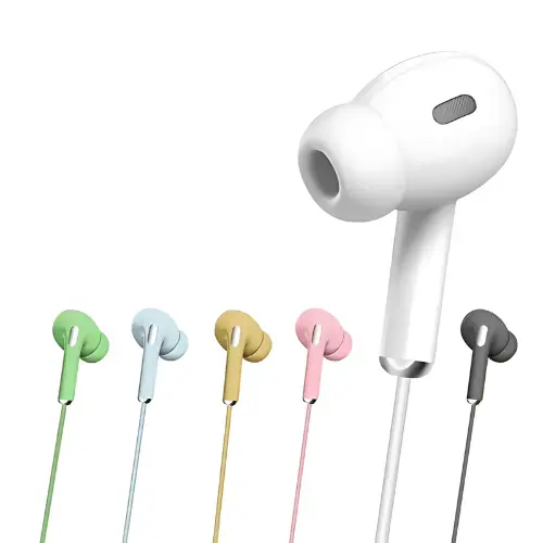 Fone De Ouvido P2 Estéreo Com Microfone colorido macaron U19