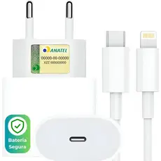 Carregador De iPhone Fonte com Cabo Carregamento Rápido 1m PD 18w